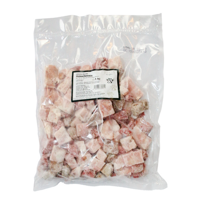 Hühnermix Würfel, roh (1KG, 2KG)